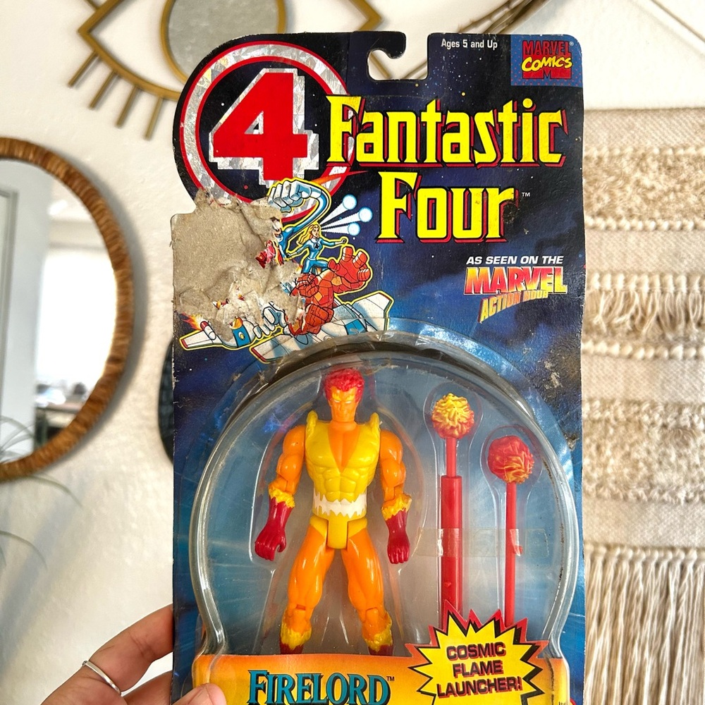 Vintage Fantastic Four FIRELORD Action Figure 1995 Toy Biz Marvel Comics New MOC